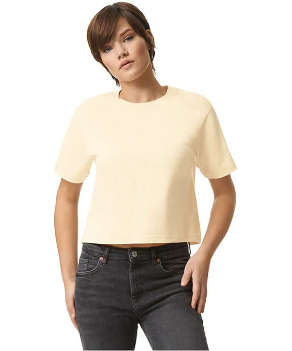 102AM - American Apparel Ladies Fine Jersey Boxy T-Shirt