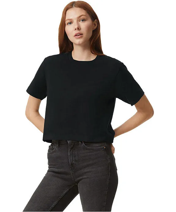 102AM - American Apparel Ladies Fine Jersey Boxy T-Shirt