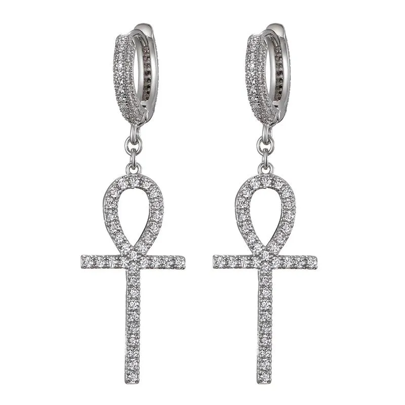 Ankh Cross Earrings V.1