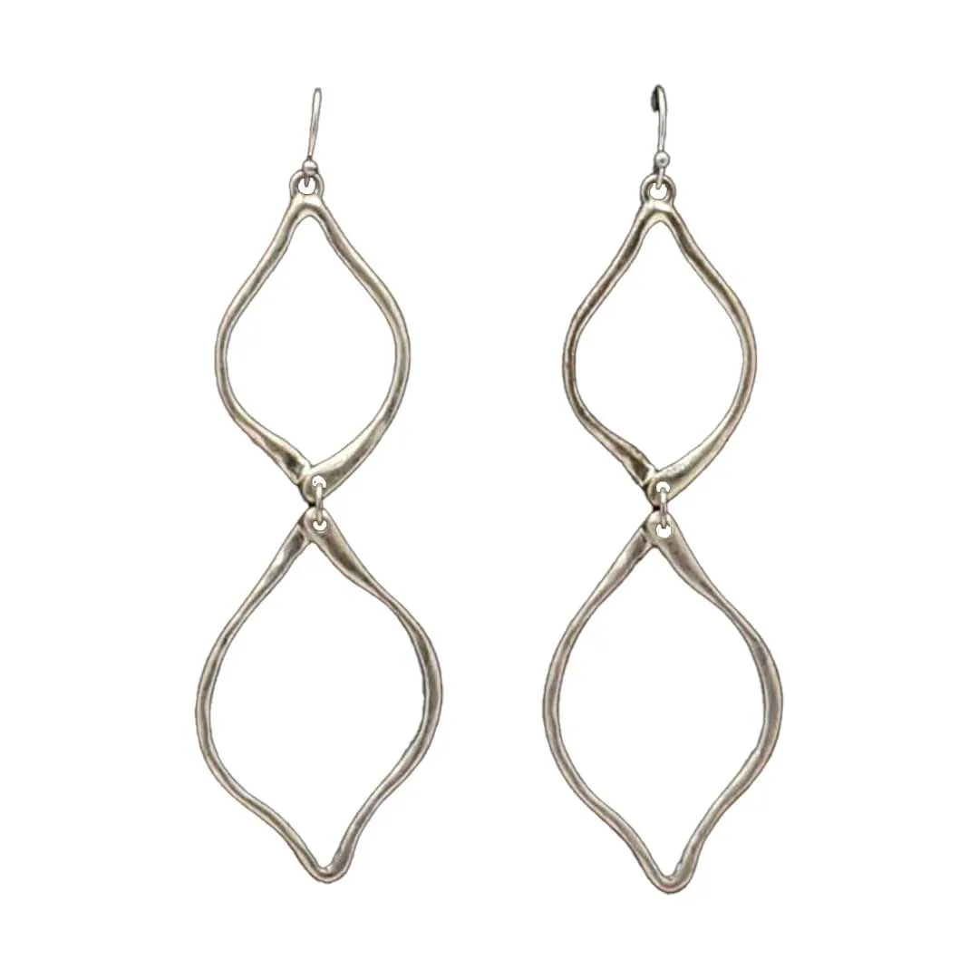 Blazin Roxx Women's Double Loop Earrings