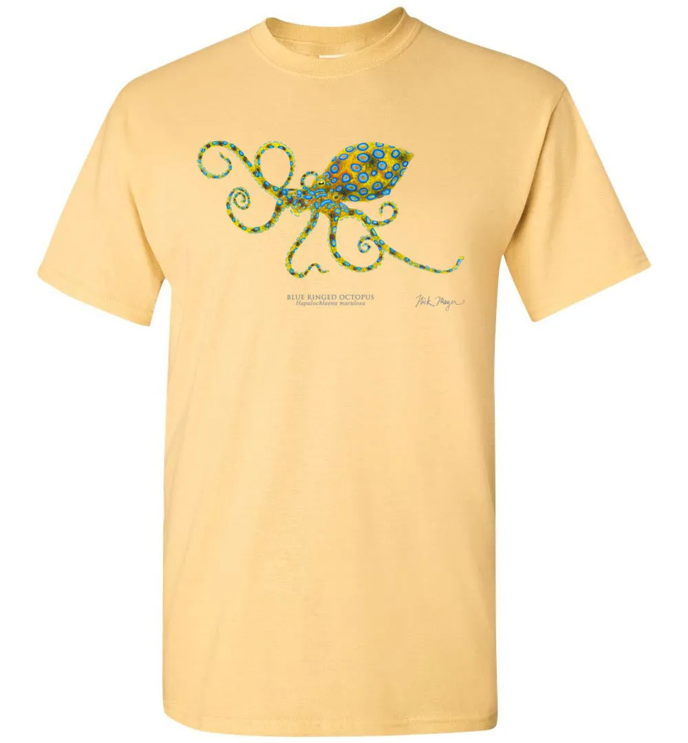 Blue Ringed Octopus Premium Comfort Colors Tee