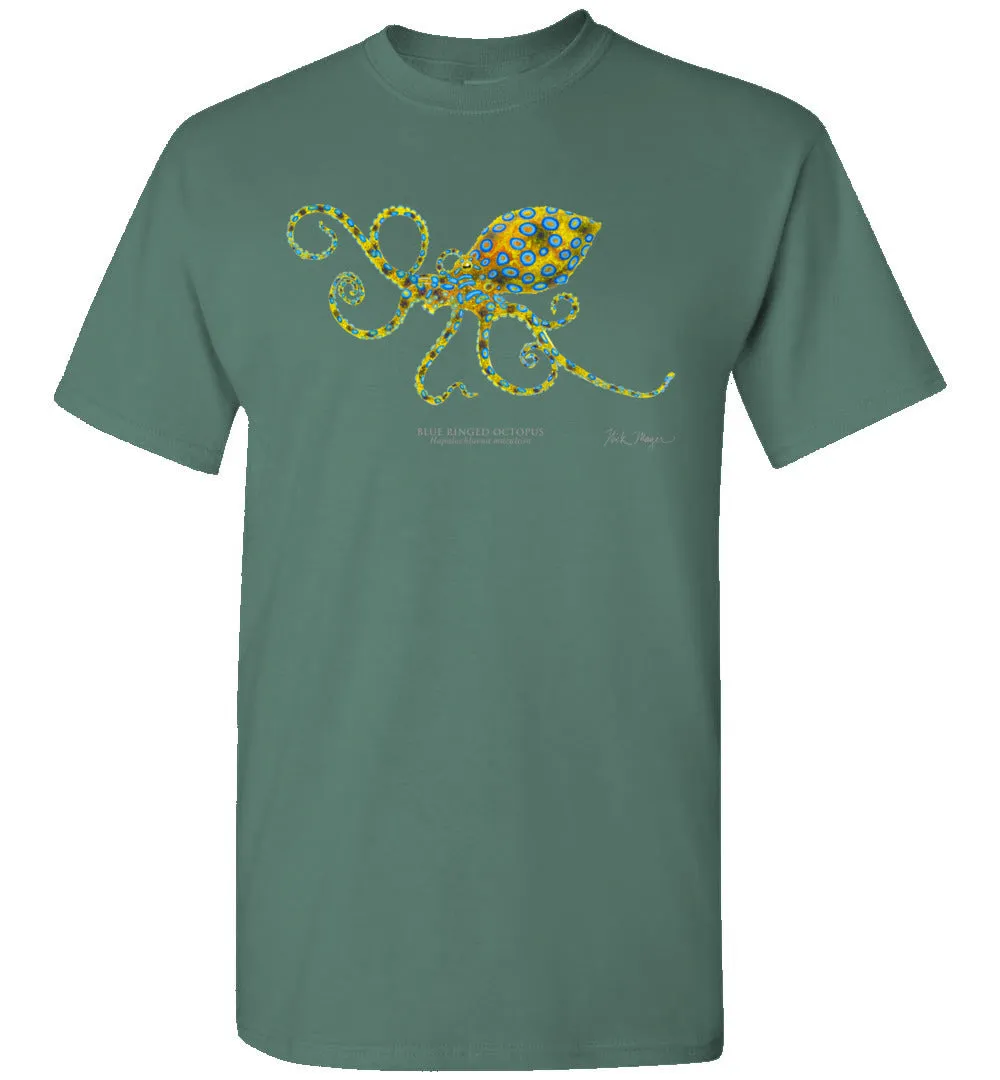 Blue Ringed Octopus Premium Comfort Colors Tee