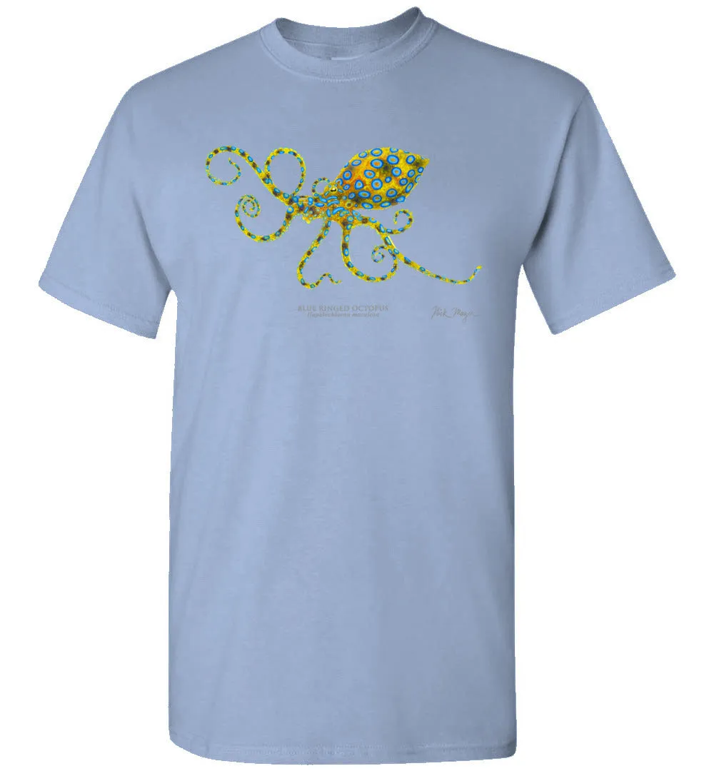 Blue Ringed Octopus Premium Comfort Colors Tee