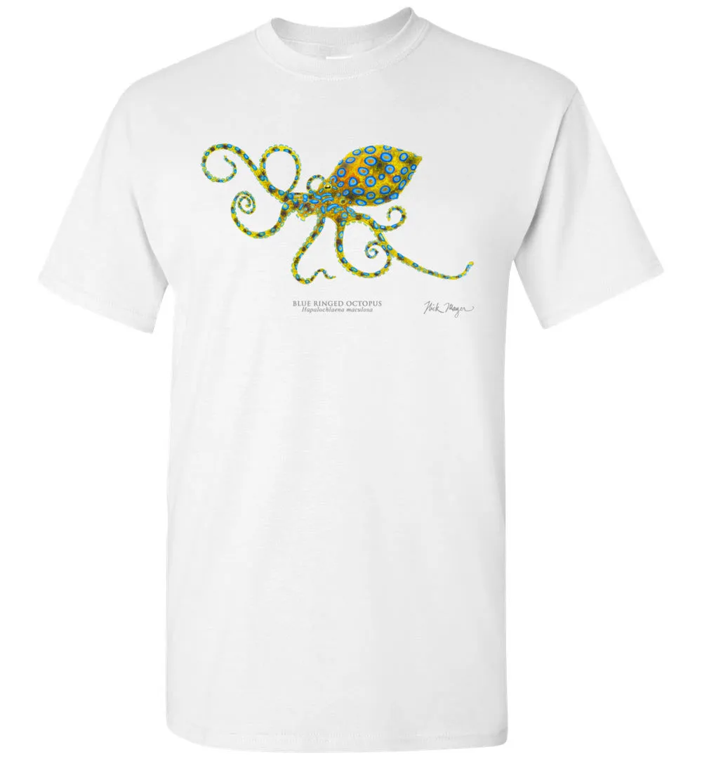 Blue Ringed Octopus Premium Comfort Colors Tee