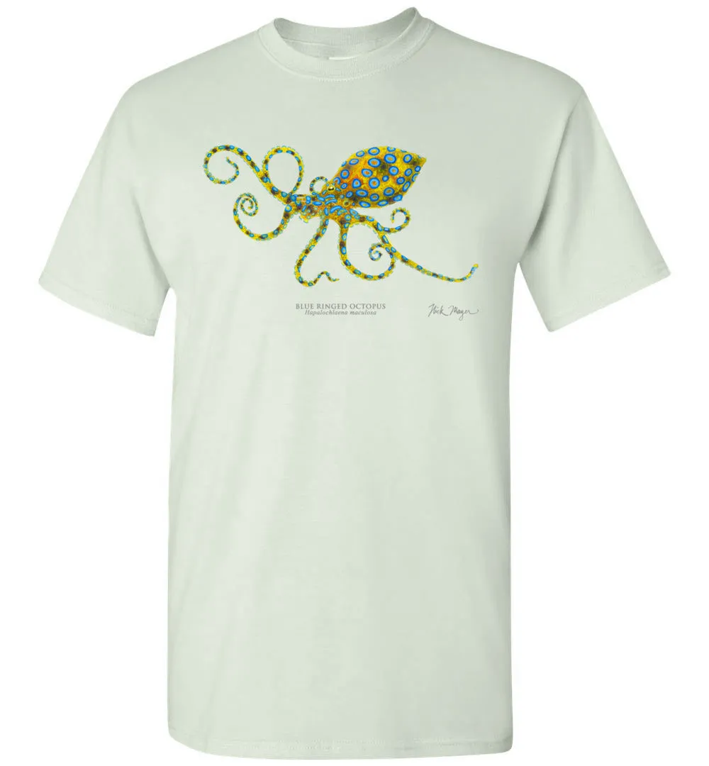 Blue Ringed Octopus Premium Comfort Colors Tee