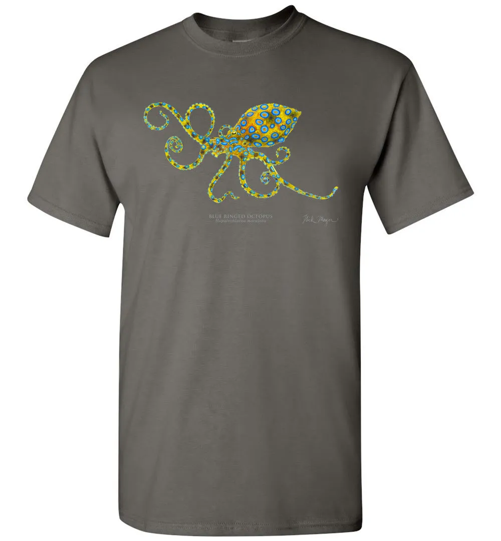 Blue Ringed Octopus Premium Comfort Colors Tee