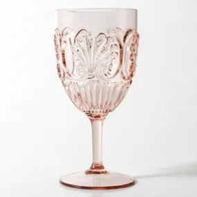 Blush Acrylic Wine Glass