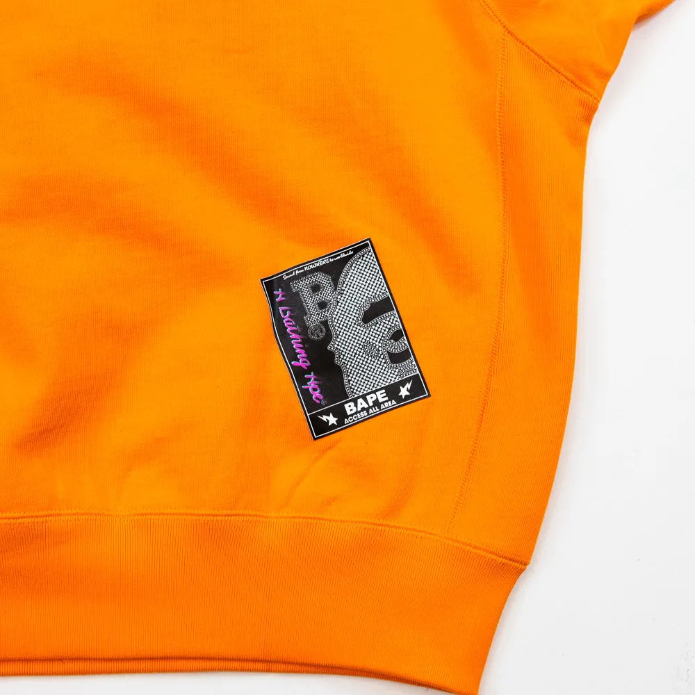 (B)Y BATHING APE PULLOVER HOODIE (Orange)