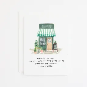 Cute Shop Card