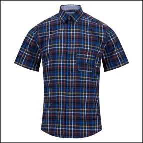 Dg's Blue Multi Check SS Shirt-