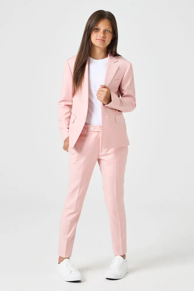 Florence 2 Piece Suit - Pink Stretch