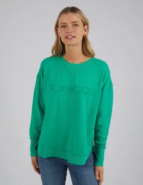 Foxwood Simplified Crew - Bright Green