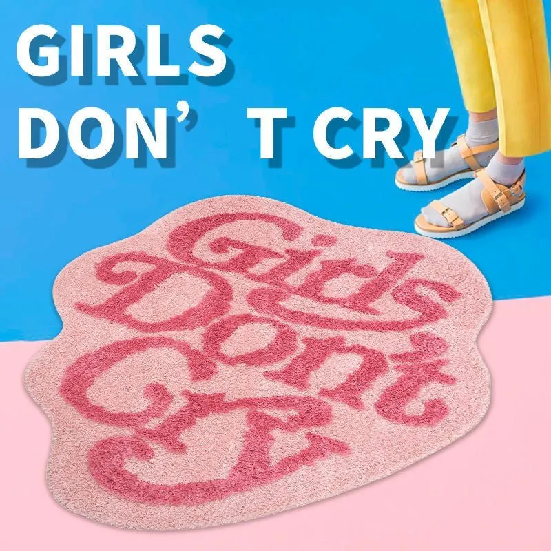 Girls Don't Cry Empowerment Rug