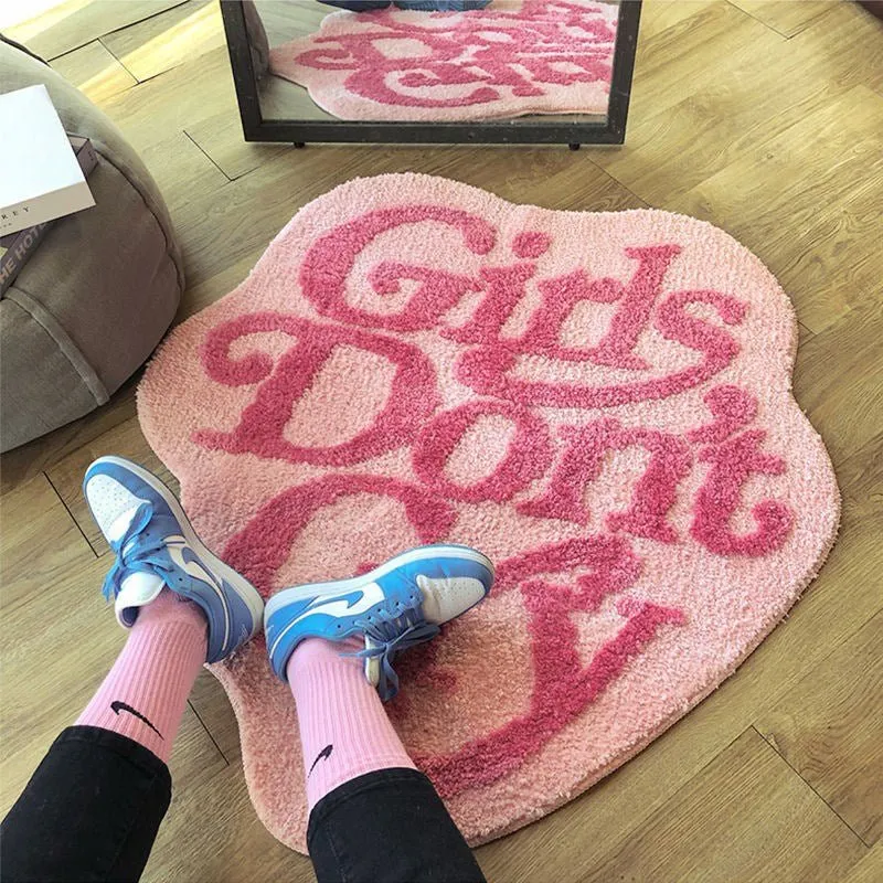 Girls Don't Cry Empowerment Rug