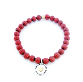 MaxLove Project Bracelet - Coral