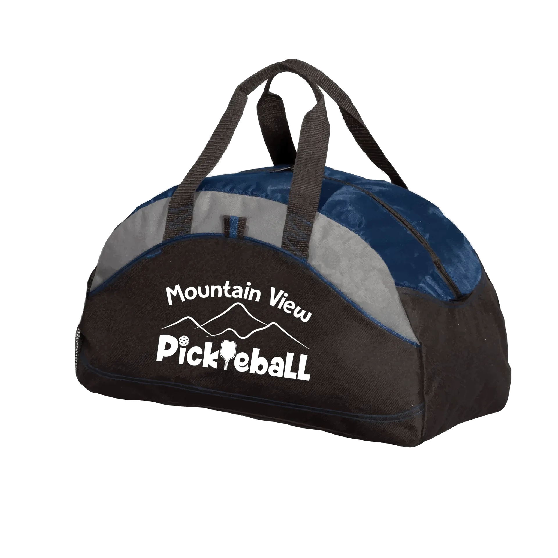 Mountain View Pickleball Club | Pickleball Sports Duffel | Medium Size Court Bag