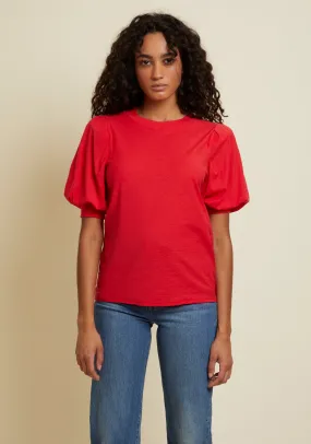 Nation LTD - Rimma Exaggerated Sleeve Tee - Cherrybomb