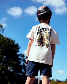 No Road No Problem - Kids Short Sleeve T-Shirt - White