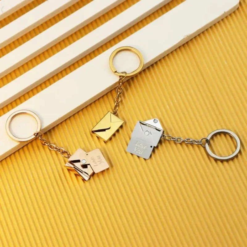 Personalized Envelope Keychain