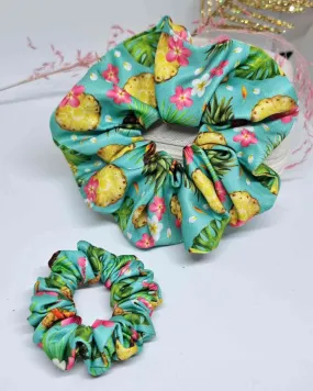 Scrunchie set tropical |Mama & Tochter Haargummie