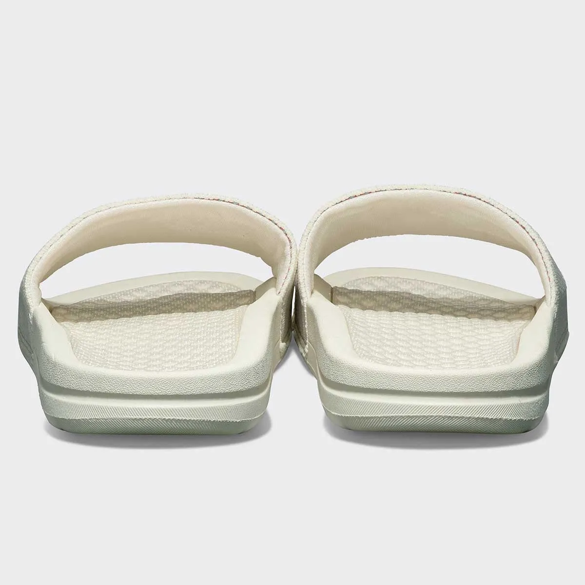 Women's Big Logo TechLoom Slide Ivory / Frozen Grey / Cedar