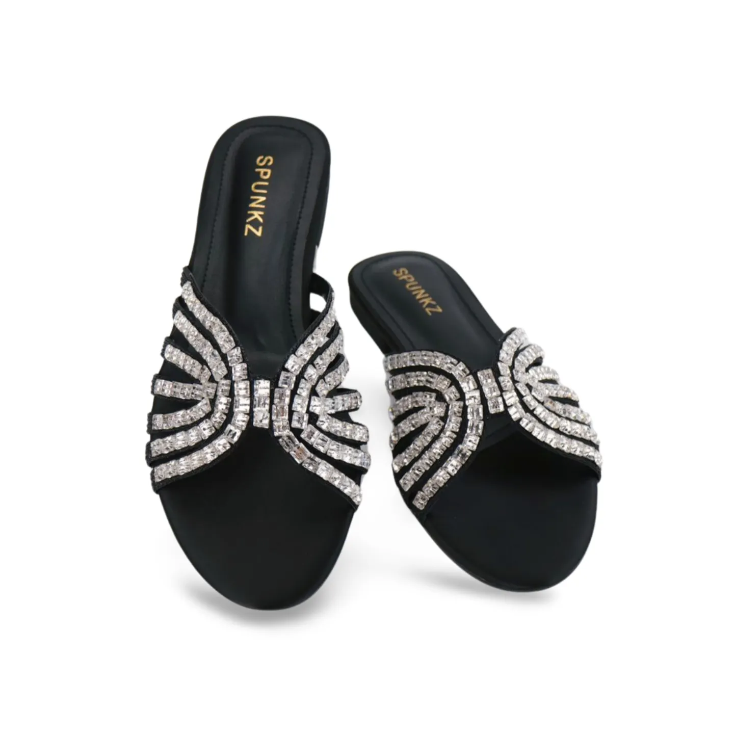 Women's Rhinestone Dress Flat Sandals