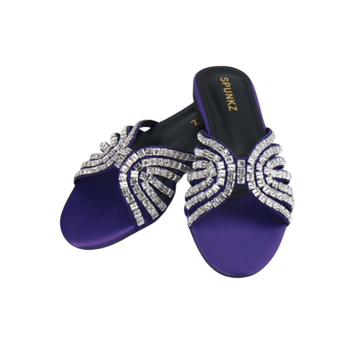 Women's Rhinestone Dress Flat Sandals